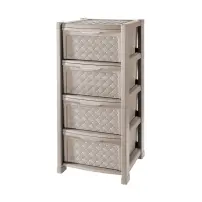 Cassettiera Arianna 4 cassetti Tontarelli – plastica 39x39x82,5 cm