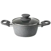 Casseruola Antiaderente Astra con Coperchio in Vetro