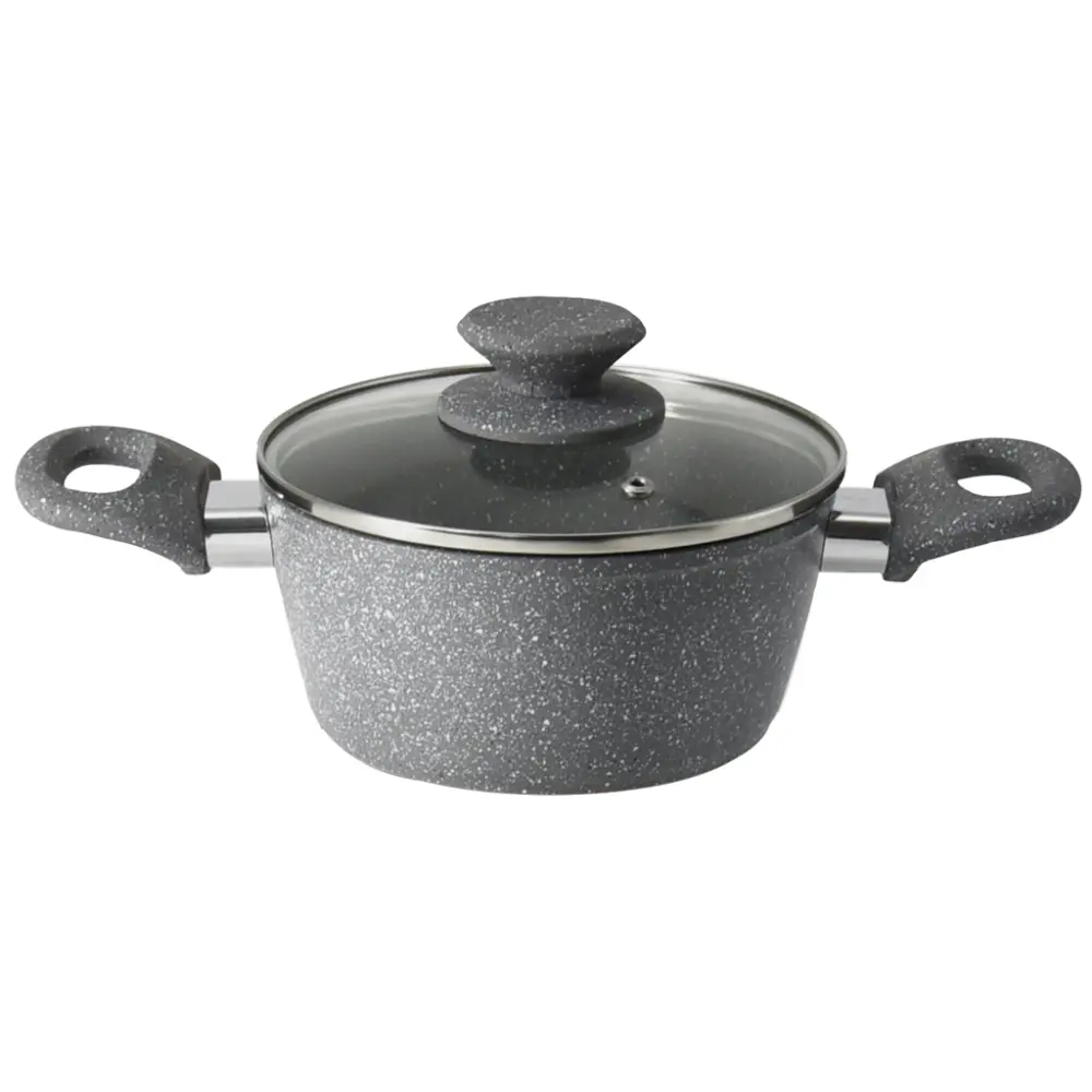 Casseruola Antiaderente Astra con Coperchio in Vetro