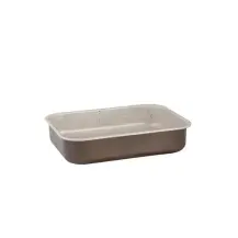 Rustic Line 61425 Teglia Pizza 25x19x6 – Alluminio antiaderen Pentalux