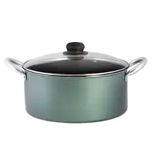 Selvaline Casseruola 26 cm in Alluminio – Coperchio Vetro… Pentalux