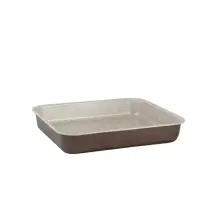 Rustic Line Teglia Pizza 40x40 cm Antiaderente in Alluminio Pentalux