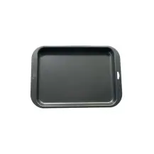 Teglia 37x26 Bassa Antiaderente in Alluminio Nero Vespa