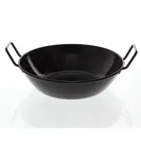 LA IDEAL Tegame Alto 36 cm in Smaltato con Manici in Ferro Ilsa