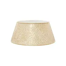 Copribase Albero di Natale Stelle Dorato 56 cm Feeric