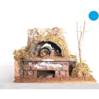 Forno con Luce per Presepe 13x19x13 cm Creare Italia