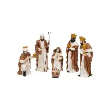 Set Natività 6 Figure 33 cm in Resina Feeric
