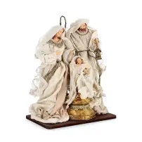 Sacra Famiglia Majestic 38 cm con Base Bizzotto