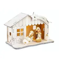 Natività Jane con Casetta e 5 Figure Bizzotto