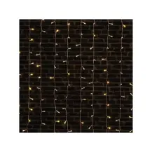 Tenda di Luci 400 LED 2x2 m Bianco Caldo Feeric