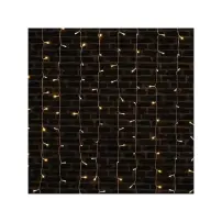 Tenda di Luci 400 LED 2x2 m Bianco Caldo Feeric