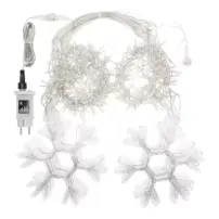Tenda Luminosa Ice Light 600 LED 500x105 cm con Fiocchi Lotti