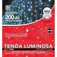 Tenda Luminosa Superflash 200 LED 3x1 m Mercury