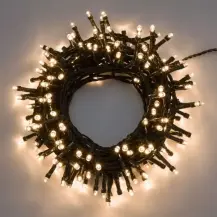 Catena Luci di Natale 1000 LED Bianco Caldo 40 m Lotti