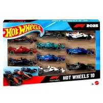 Set 10 Monoposto Formula 1 Scala 1:64 Stagione 2025 Hot Wheels