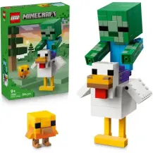 LEGO Minecraft 21582 Fantino di Polli Chicken Jockey