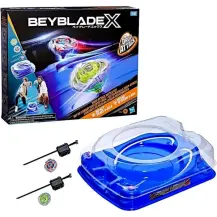 Beyblade X Drop Attack Battle Set con Arena e 2 Trottole Hasbro