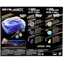 Beyblade X Drop Attack Battle Set con Arena e 2 Trottole Hasbro