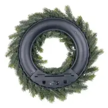 Corona Abete Alpino 40 cm con 50 LED e Timer Lotti
