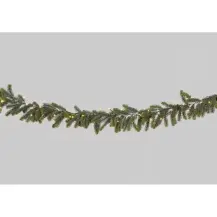 Ghirlanda Abete Alpino 270 cm 100 LED a Batterie Lotti