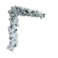 Ghirlanda Innevata Chamonix con Pigne 270 cm Mercury