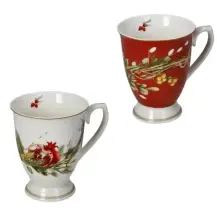 Set 2 Mug Carol New Bone China Brandani