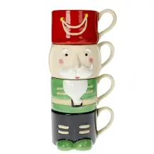 Set 4 Tazze Impilabili Schiaccianoci Brandani