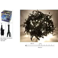 Minilucciole 720 LED Flash Bianco Caldo Due Esse