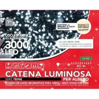Catena Luminosa 3000 LED Bianco Freddo 60 m Mercury