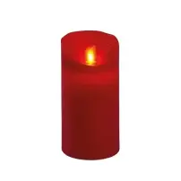 Candela LED Cera Rossa Moving Flame 10 cm Lotti