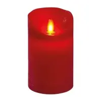 Candela LED Cera Rossa Moving Flame 12,5 cm Lotti