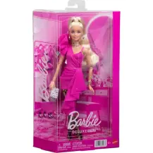 Barbie Deluxe Style con Abito Barbiecore Rosa e Accessori