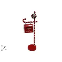 Cassetta Letterine a Babbo Natale su Palo 51 cm Due Esse