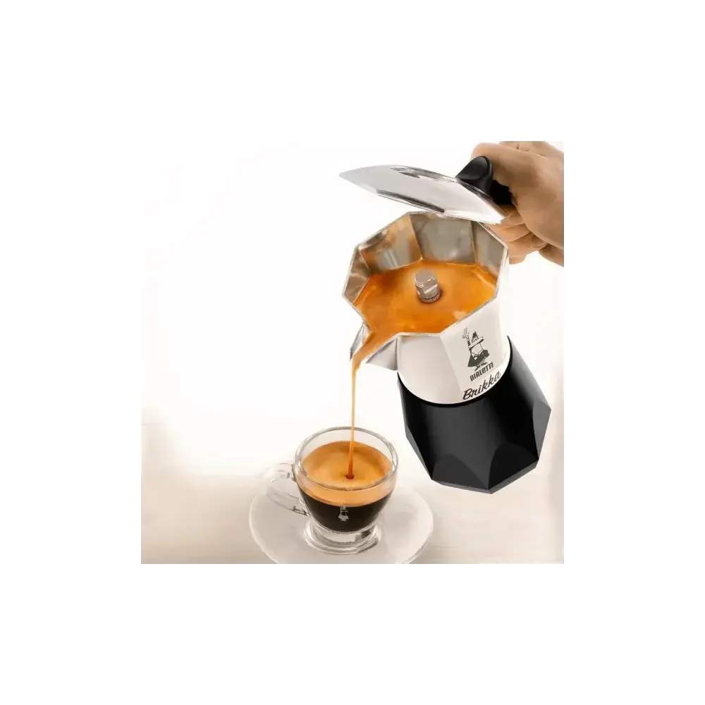 New Brikka 2 Tazze Caffettiera Caffè Cremoso Bialetti