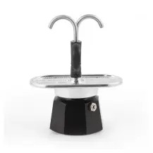 Caffettiera Mini Express 2 Tazze Alluminio Nera Bialetti