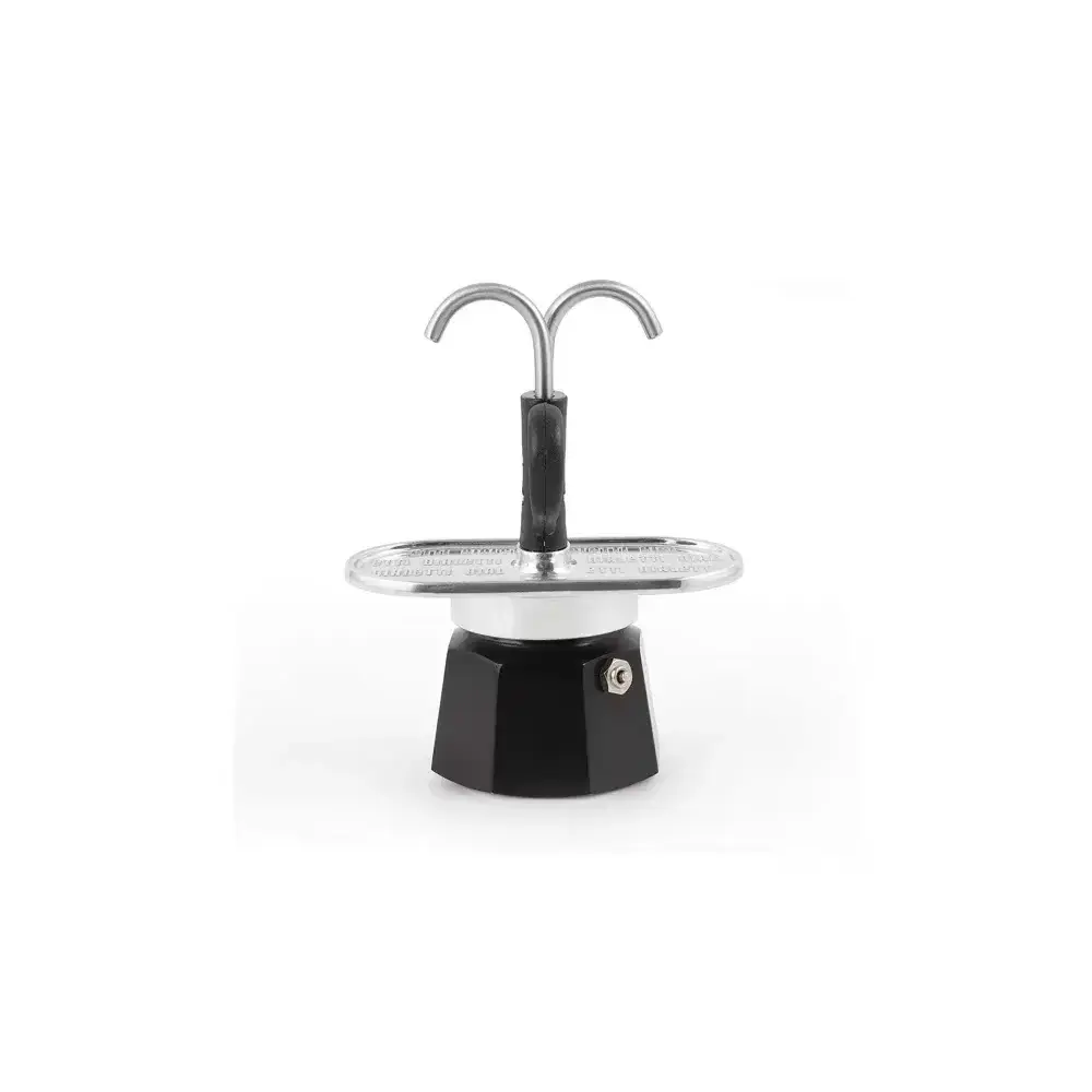 Caffettiera Mini Express 2 Tazze Alluminio Nera Bialetti