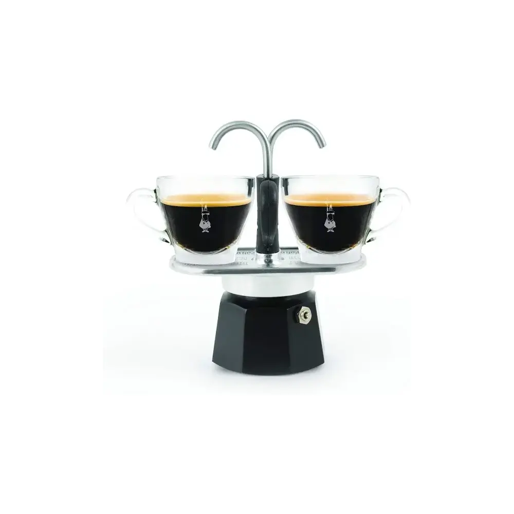Caffettiera Mini Express 2 Tazze Alluminio Nera Bialetti