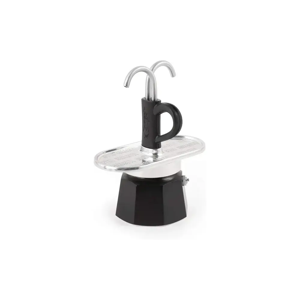 Caffettiera Mini Express 2 Tazze Alluminio Nera Bialetti