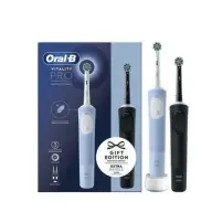 Spazzolino Elettrico Vitality Pro 2 Pezzi Nero e Blu Oral-B