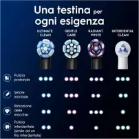 Testine iO Ultimate Clean Nere 2 Pezzi Oral-B