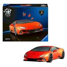 Puzzle 3D Lamborghini Huracán EVO Arancio 1:18 Ravensburger