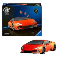 Puzzle 3D Lamborghini Huracán EVO Arancio 1:18 Ravensburger