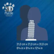 Puzzle 3D Torre di Pisa con Luce LED 216 Pezzi Ravensburger