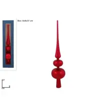 Puntale per Albero Rosso 37 cm Due Esse Christmas