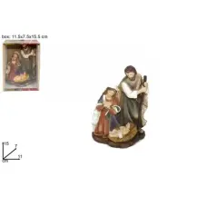 Natività con Scenario Pezzo Unico 15 cm Due Esse Christmas