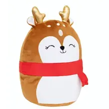 Peluche Squishy Renna di Natale 35 cm Feeric
