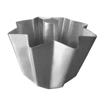 Stampo Pandoro 1 kg in Alluminio con Cono Centrale Liotti