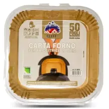 Carta Forno 20x20 cm per Friggitrice ad Aria, 50 Fogli