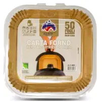 Carta Forno 20x20 cm per Friggitrice ad Aria, 50 Fogli