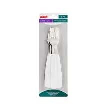 Kit Posate Abert Exagona: 6 Cucchiai e 6 Forchette Inox